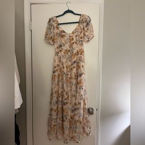 Floral Tiered Maxi Dress from Vici